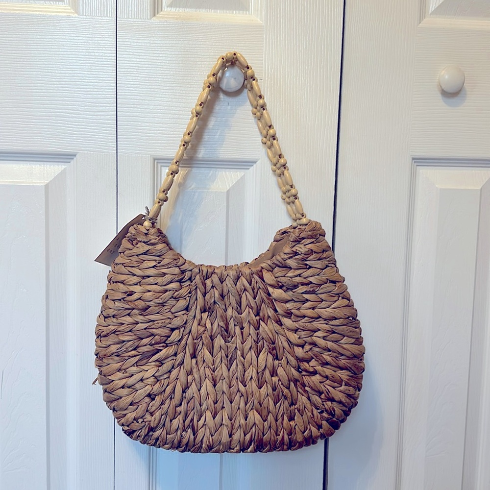 NWT Wicker Bag by A New Day